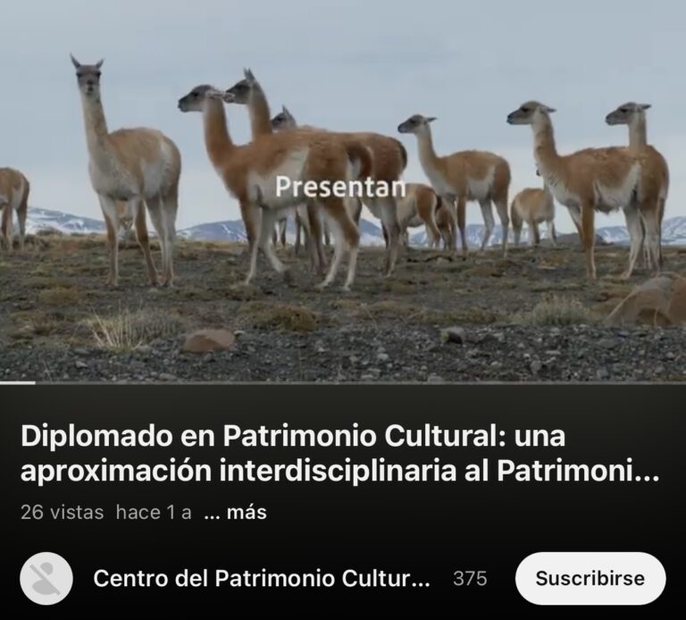 Diplomado en Patrimonio Cultural: una aproximación interdisciplinaria al Patrimonio Vivo