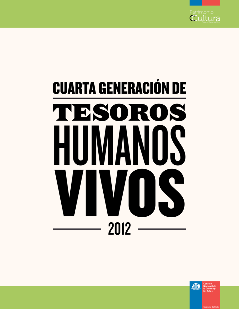 Tesoros Humanos Vivos 2012